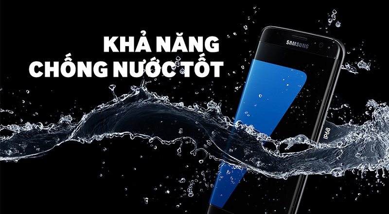 Galaxy S7 Edge trang bị khả năng chống nước IP68