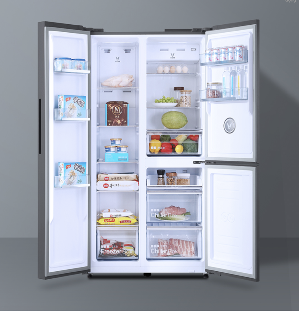 Tủ Lạnh Xiaomi Viomi với sức chứa thoải mái
