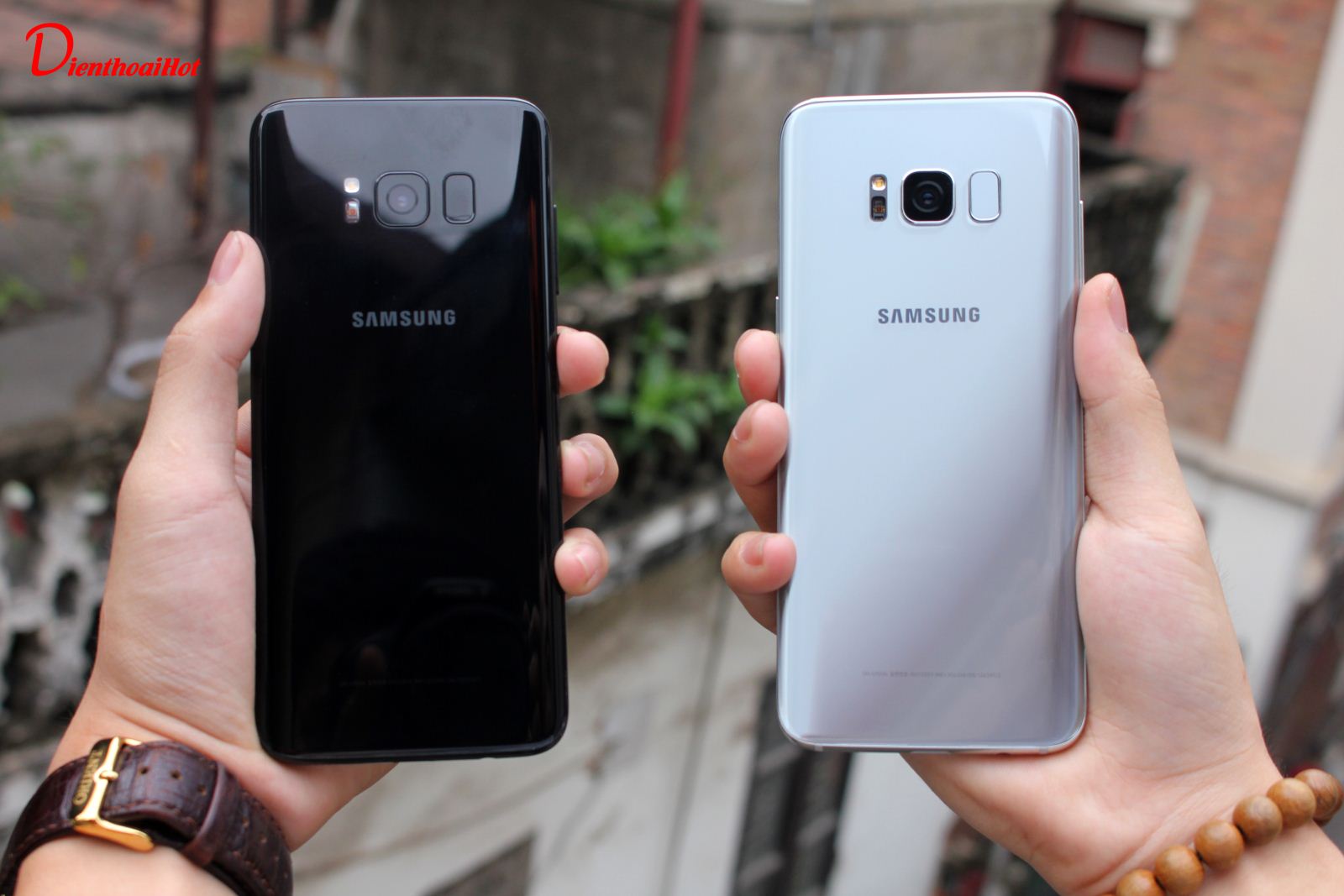 Samsung Galaxy S8 Plus xách tay Hàn Quốc mặt sau