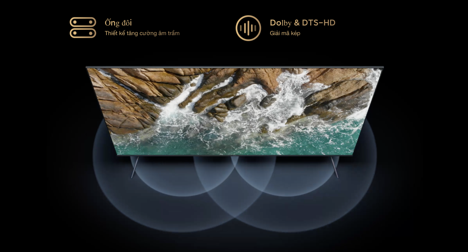 Âm thanh sống động trên Redmi Max 86 inch