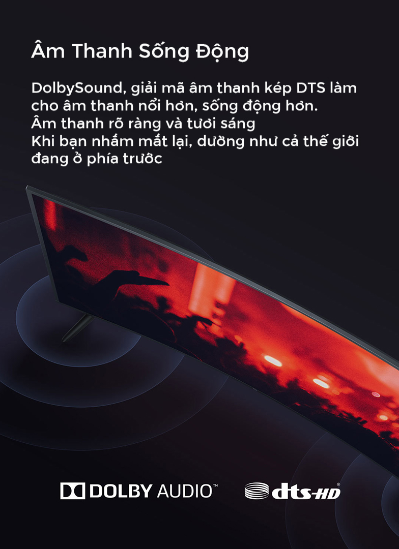 Mi Tv 4S cùng công nghệ âm thanh Dolly hiện đại