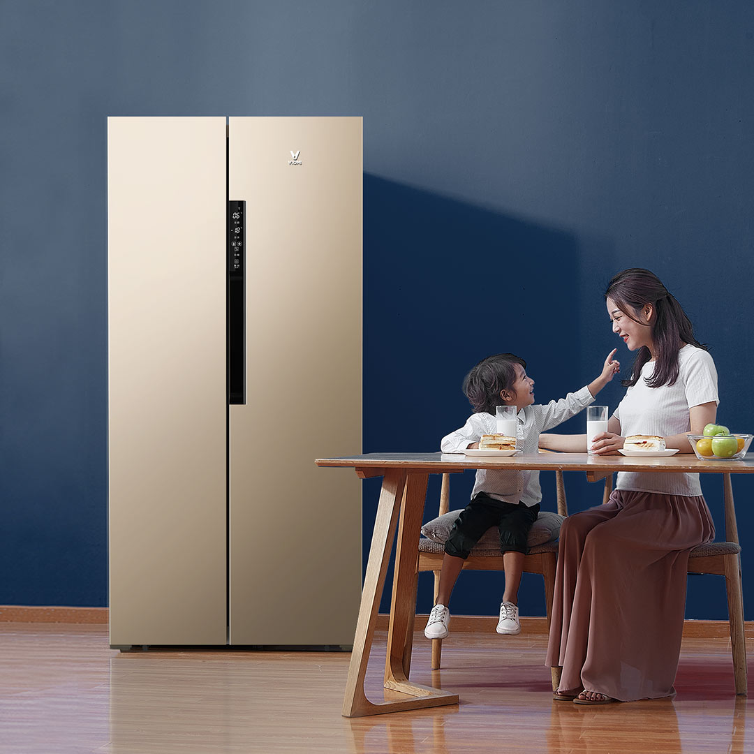 Tủ lạnh Xiaomi 456L trang bị vật liệu thép không gỉ