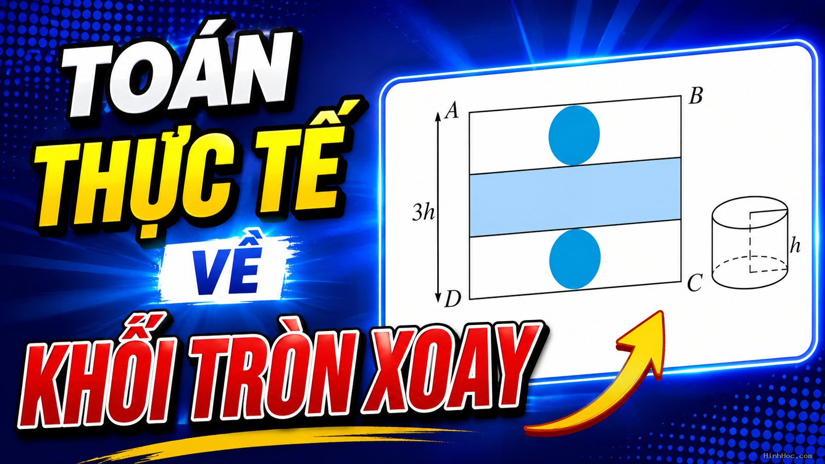 Toán thức tế về khối tròn xoay