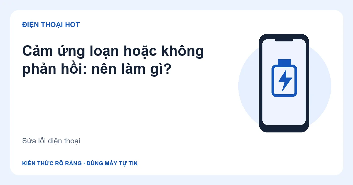 Minh họa cảm ứng loạn hoặc không phản hồi: nên làm gì?