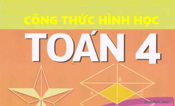 Các công thức hình học Toán lớp 4 HK1 và HK2 cần nhớ